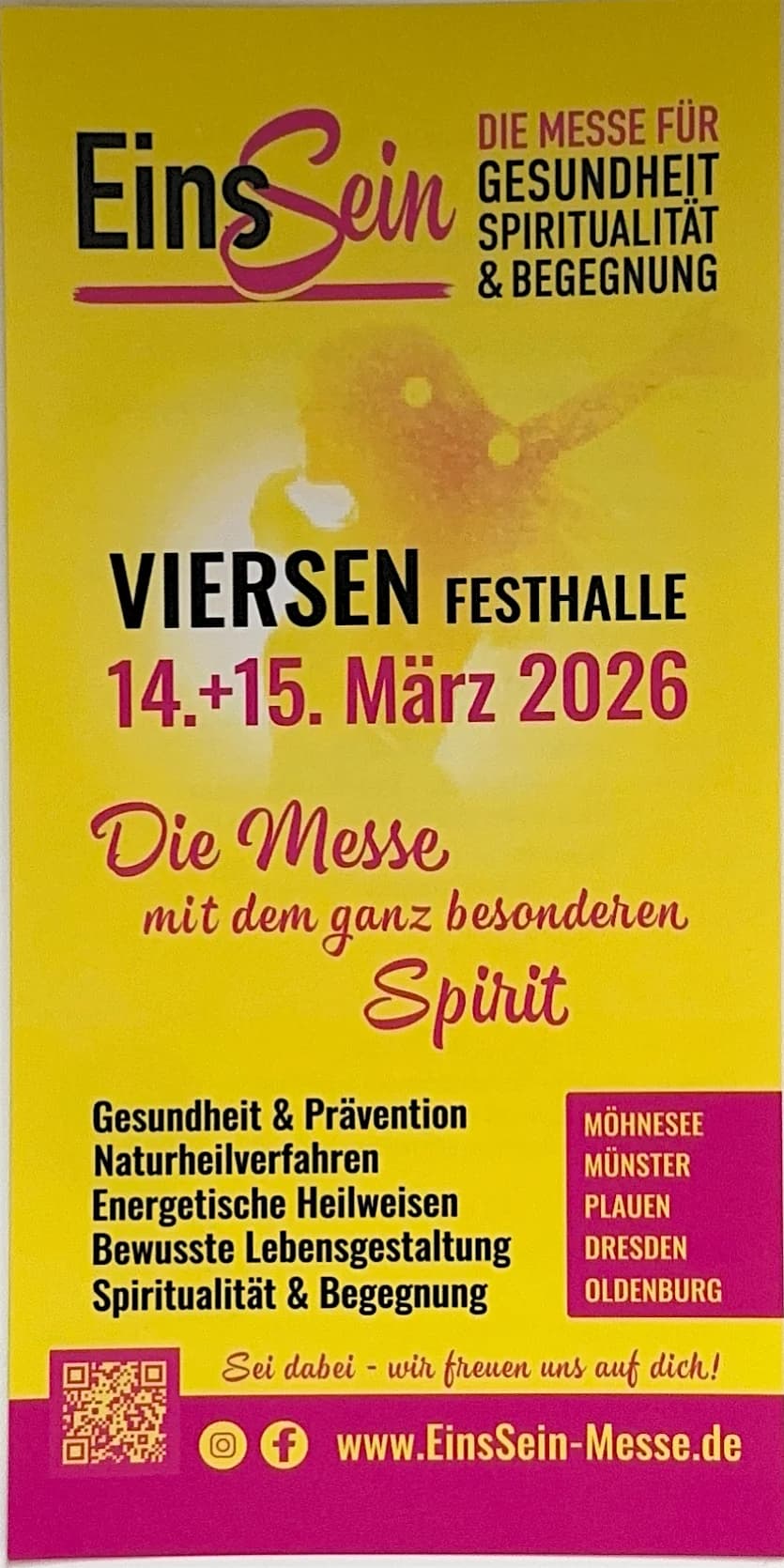EinS Sein - Messe Flyer